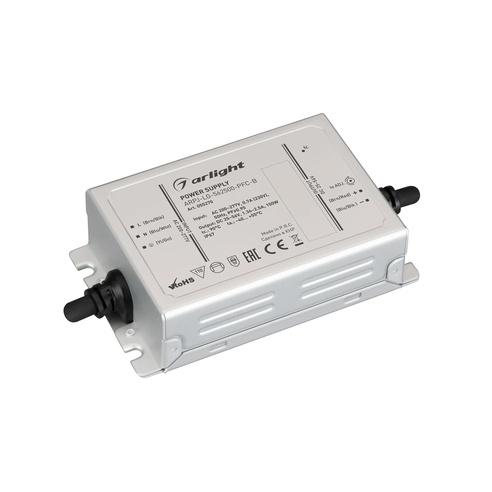 Блок питания ARPJ-LG-562500-PFC-B (100W, 25-56V, 1.34-2.5A) (Arlight, IP67 Металл, 5 лет)