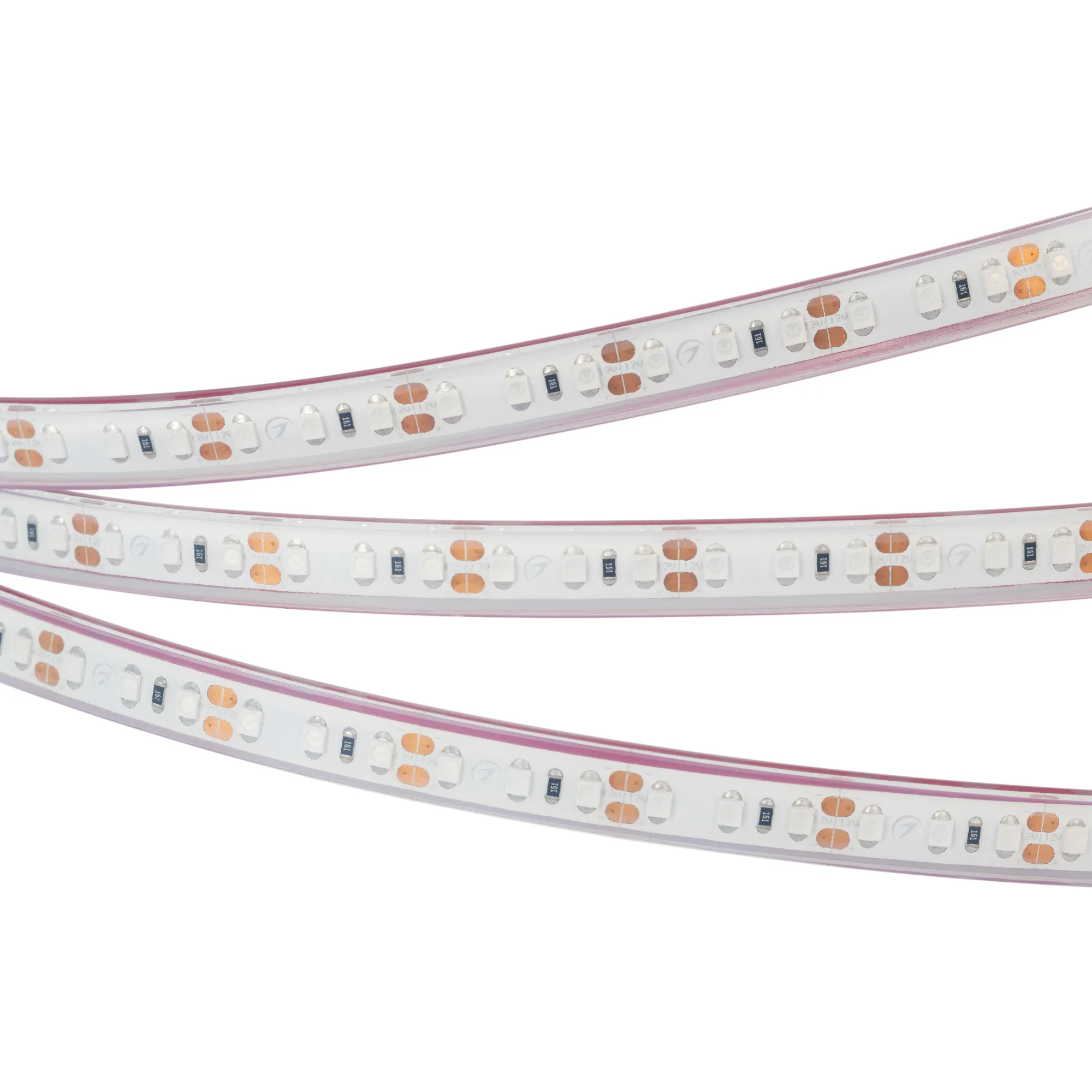 Лента светодиодная RTW 2-5000PGS 12V Green 2x (3528, 600 LED, LUX) (Arlight, 9.6 Вт/м, IP67)