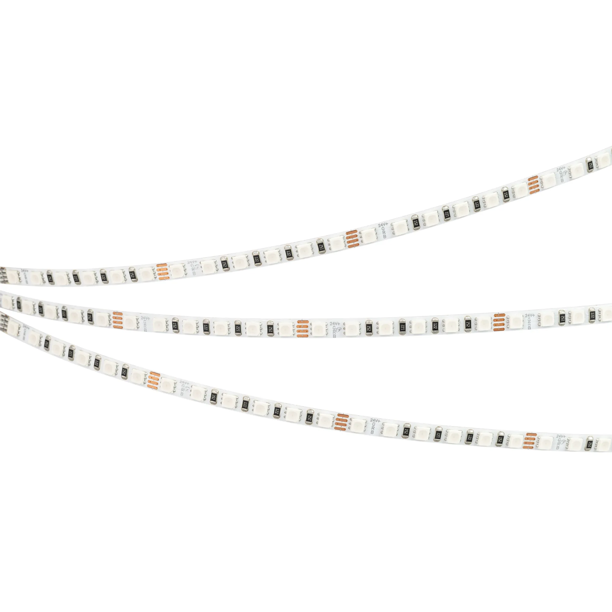 Лента светодиодная RT-G120-5mm 24V RGB (7.5 W/m, IP20, 3838, 5m) (Arlight, узкая) - изображение товара
