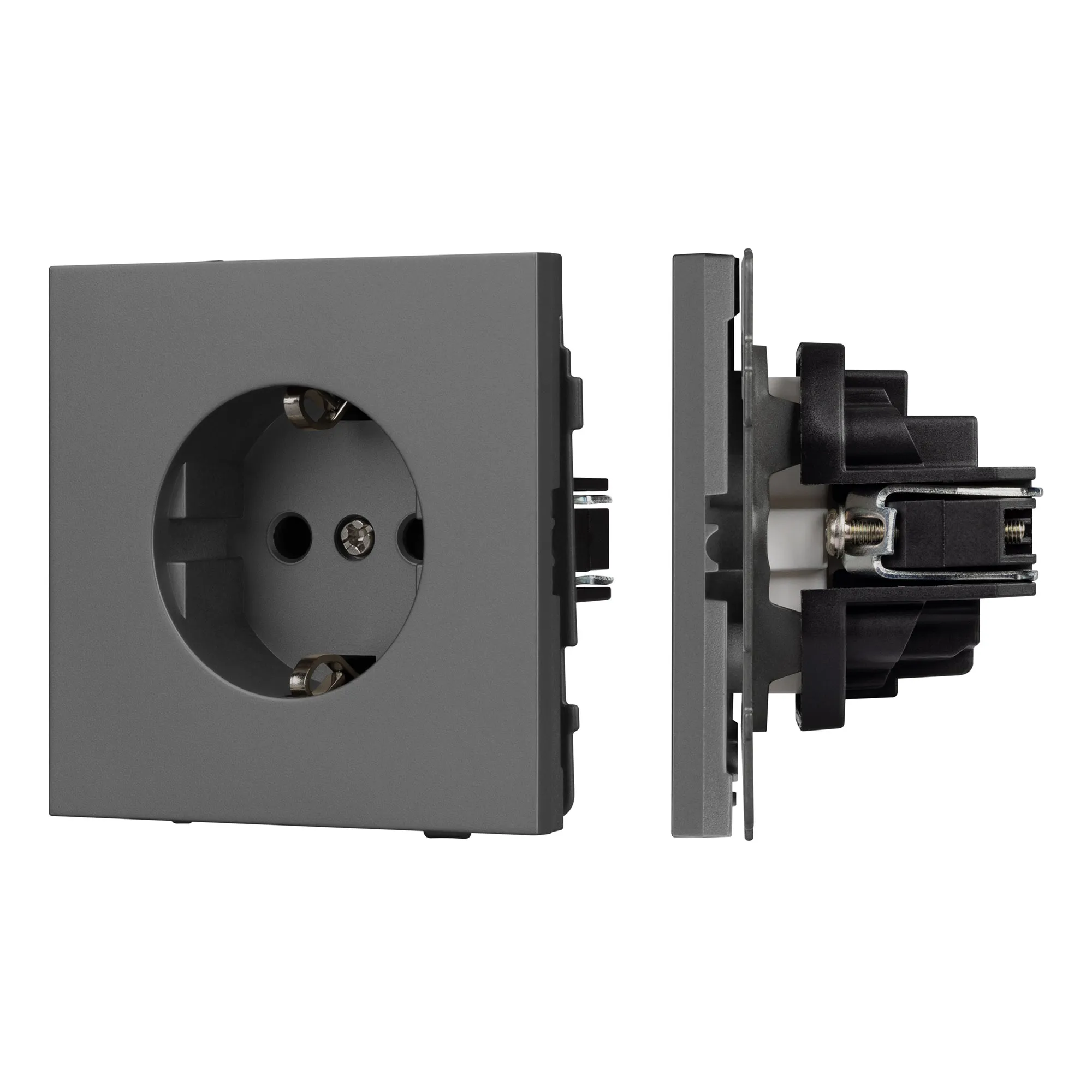 Механизм электрической розетки SCT-TENDO-MEU1-SFPL-GR (230V, 16A) (Arlight, -) - изображение товара