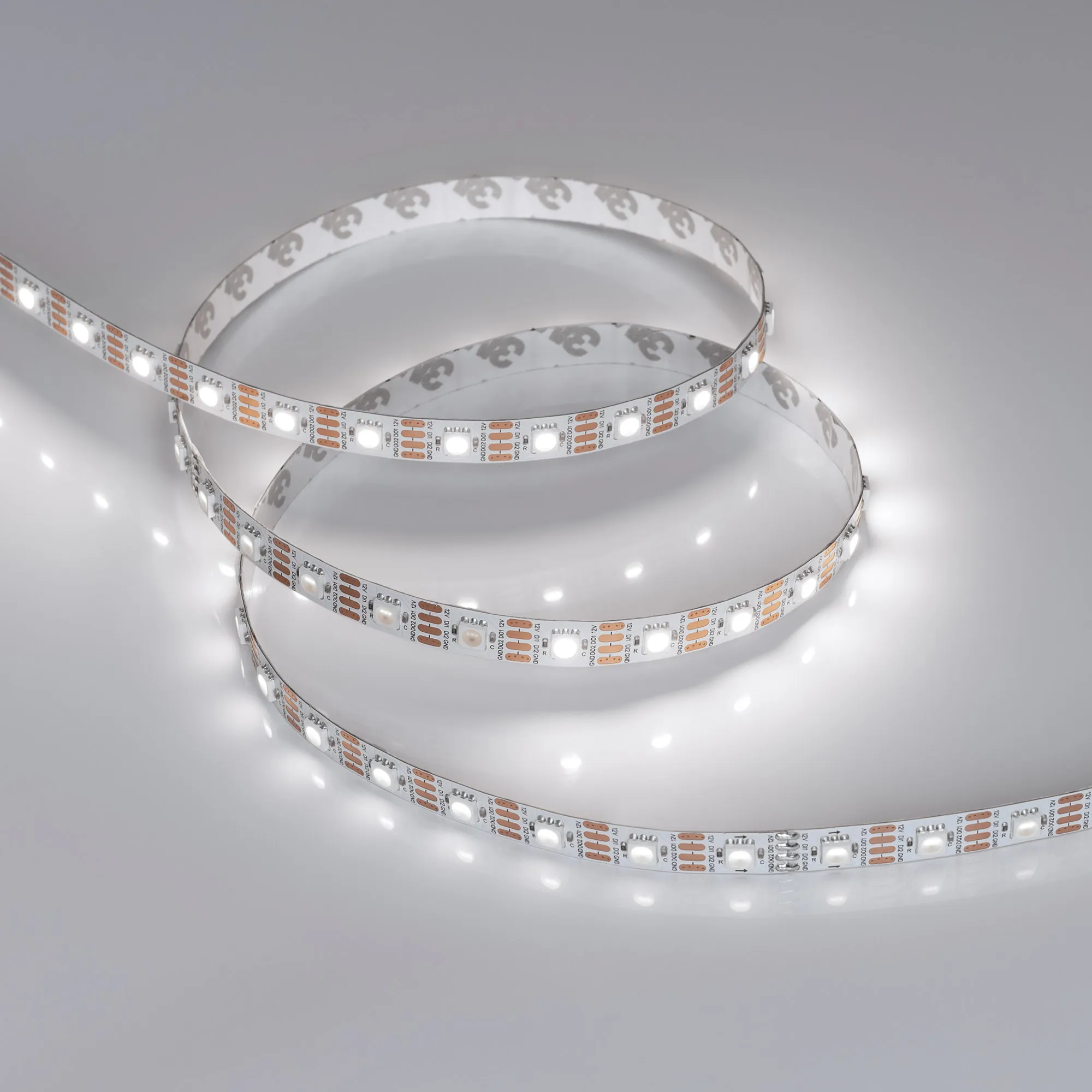 Лента светодиодная SPI-B60-10mm 12V White6000-PX1-RAM (9.3 W/m, IP20, 5060, 5m) (Arlight, бегущий огонь) - изображение товара