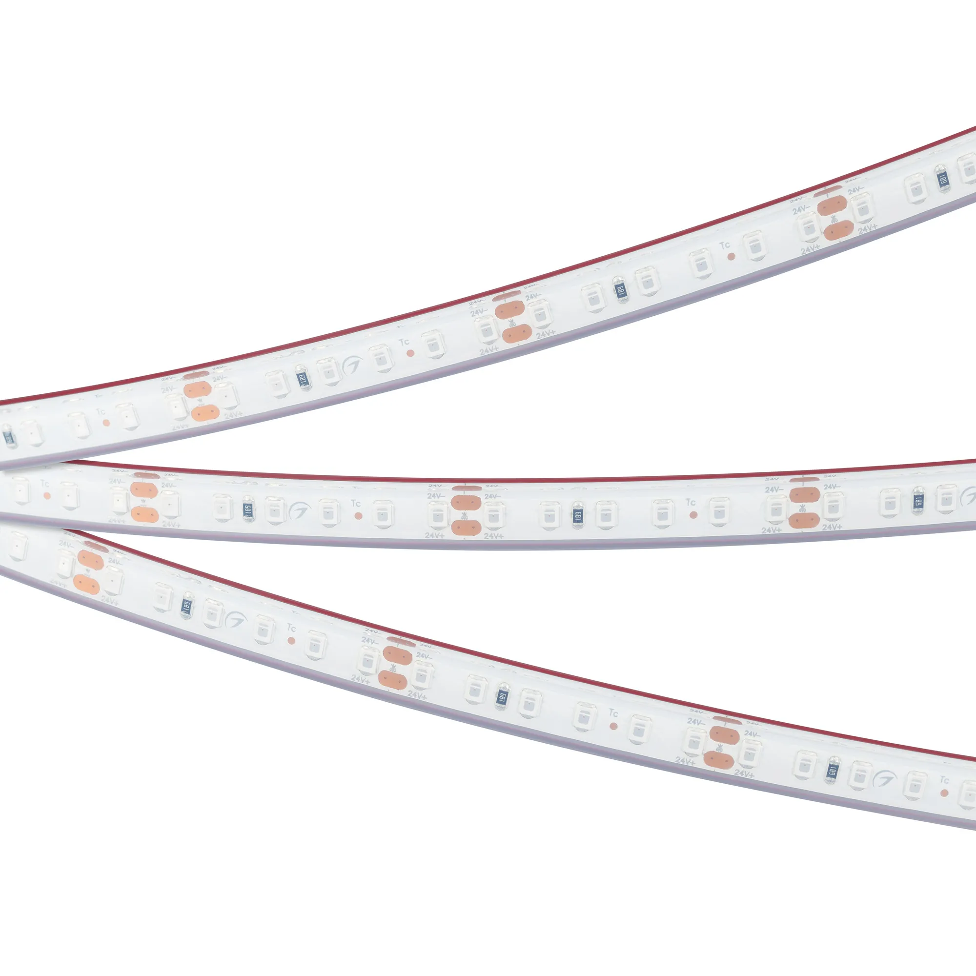 Лента светодиодная герметичная RTW-PFS-A120-11mm 24V Yellow (9.6 W/m, IP68, 2835, 5m) (Arlight, -)