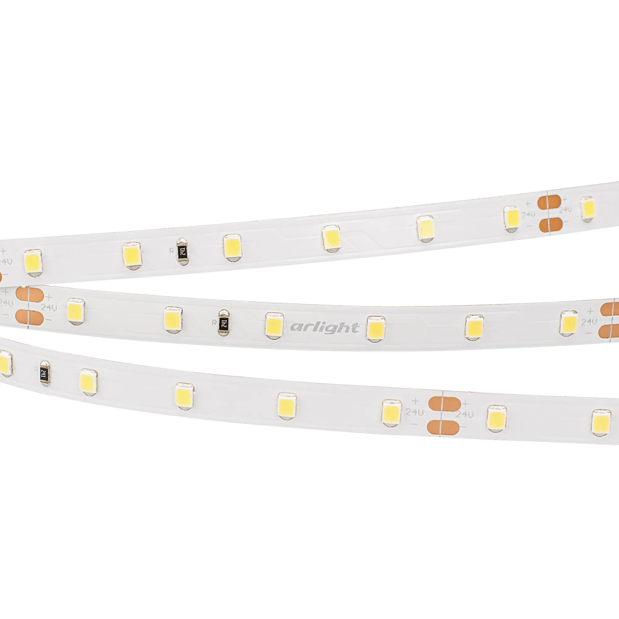 Лента светодиодная RT 2-5000 24V Warm3000 (2835, 300 LED, PRO) (Arlight, 7.2 Вт/м, IP20)