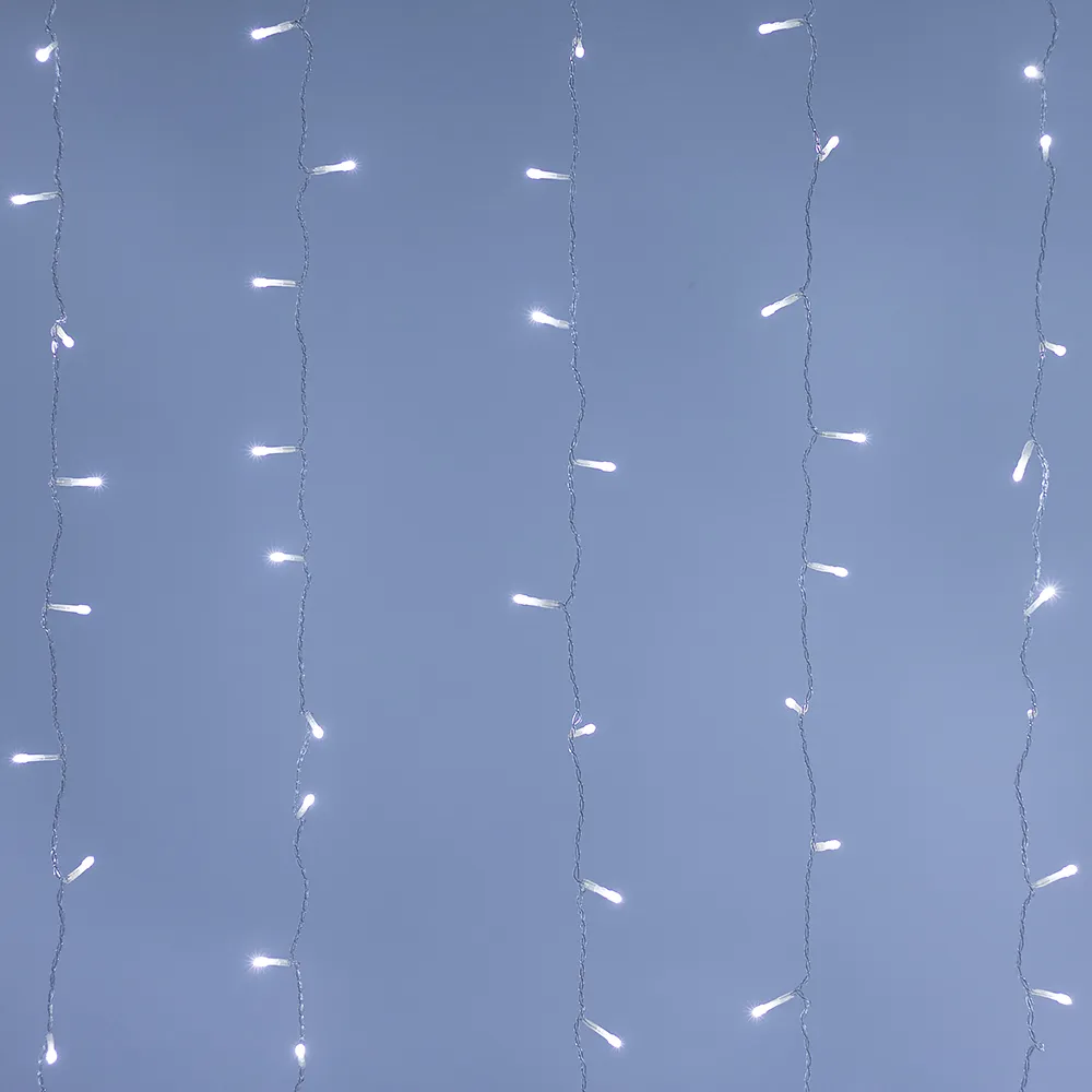 Светодиодная гирлянда ARD-CURTAIN-HOME-2000x2500-CLEAR-300LED White (230V, 12W) (Ardecoled, IP20)