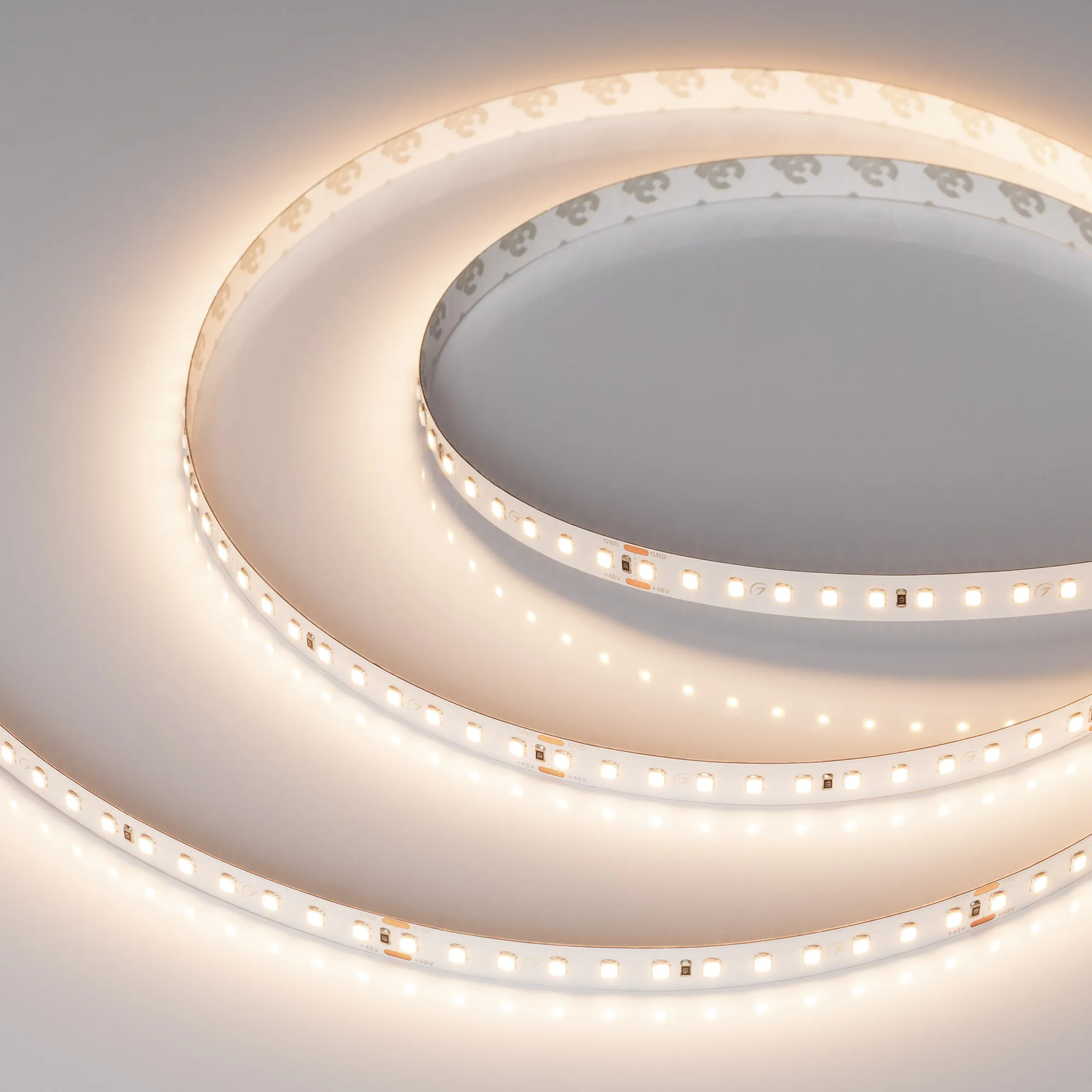 Лента UL-A120-10mm 48V Warm3000 (10 W/m, IP20, 30m) (Arlight, Открытый) - изображение товара